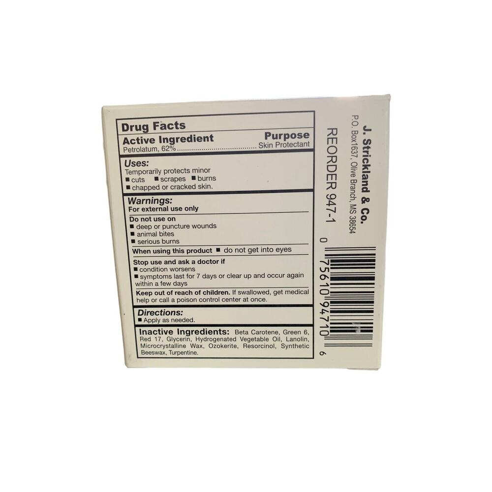 J. Strickland & Co. Genuine Black & White Ointment Skin Protectant - 2.25 oz - Picture 3 of 4